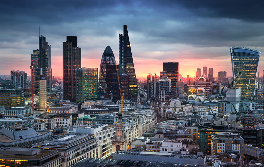 London Skyline at night